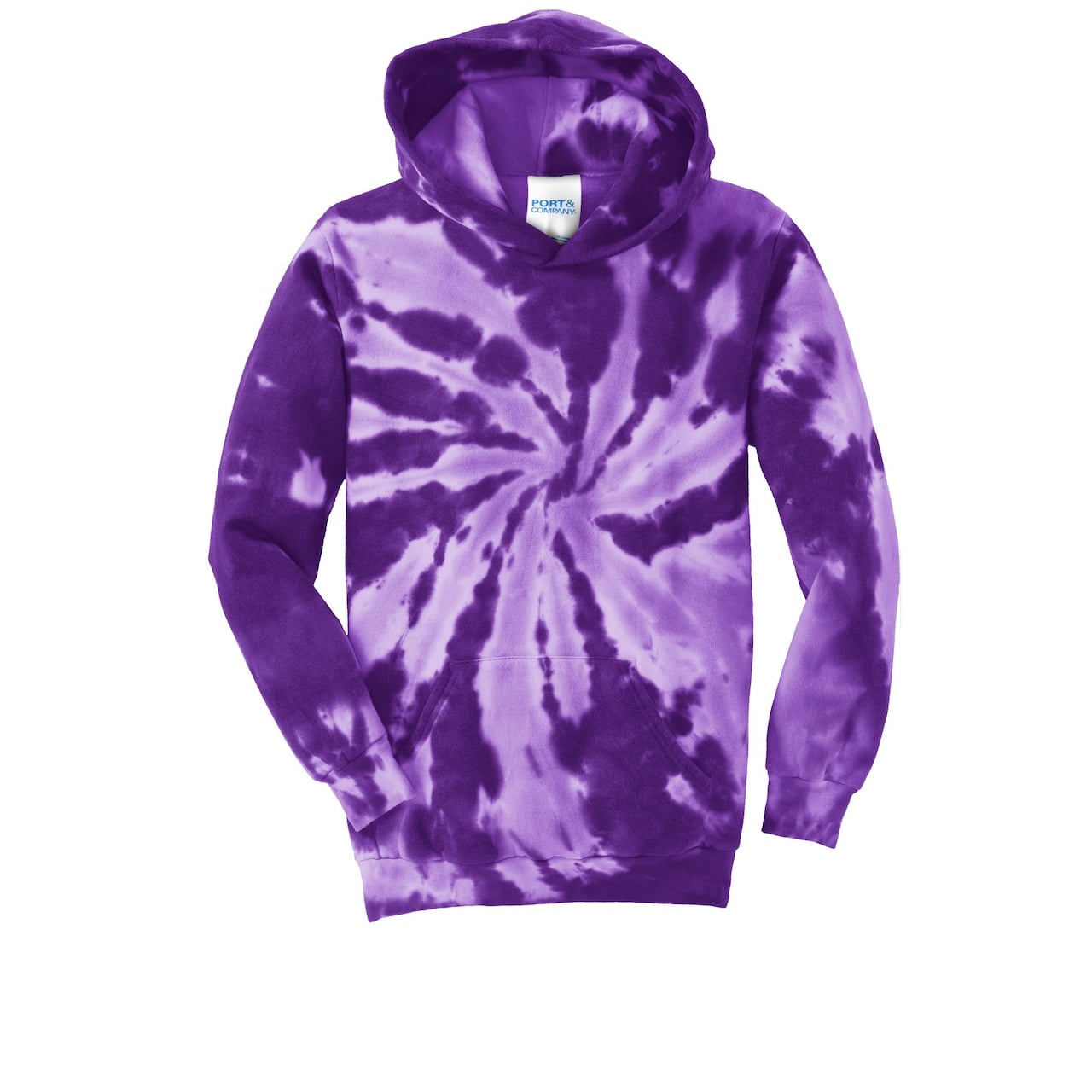Port & Company® Youth Tie-Dye Pullover Hooded Sweatshirt